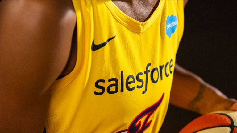 basketball,salesforce,indiana Fever
