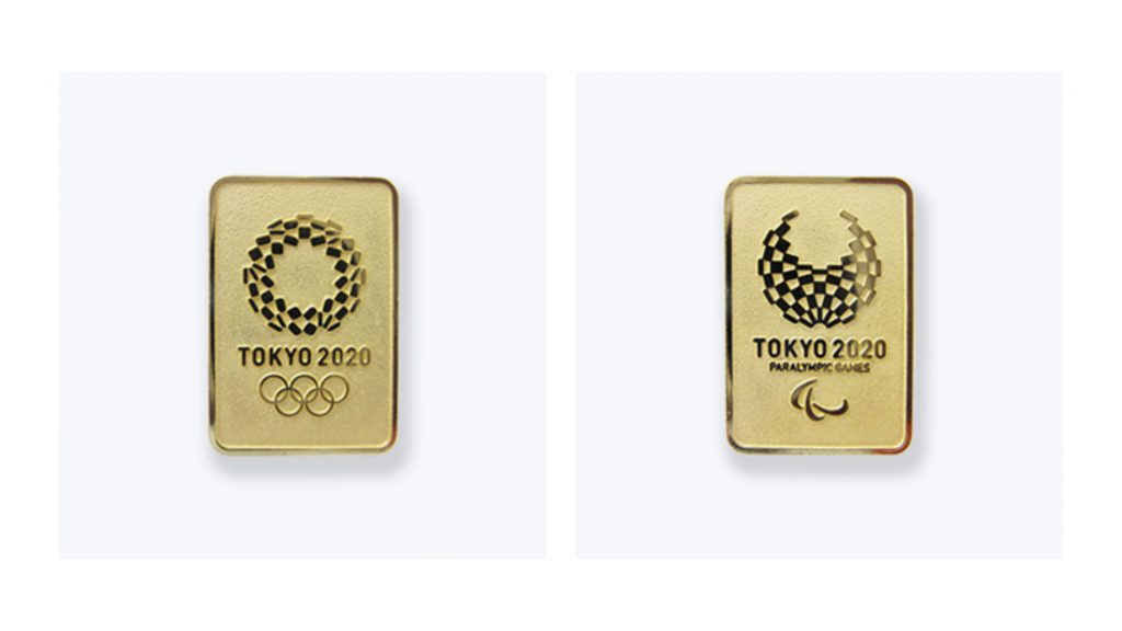 Olympic
Paralympic
Pin badge
Gold
Tokyo2020